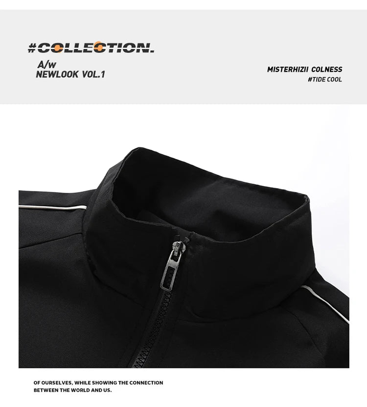 New Men's Jacket 2025 Spring Autumn Thin Windproof Jacket Men's Casual Mountaineering Camping Waterproof Coat Men Clothing
