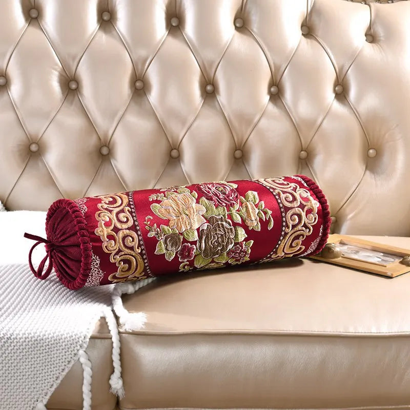 Fundas de almohada cilíndricas europeas para caramelos, fundas de almohada para el cuello para adultos, fundas de cojín de trigo sarraceno, funda de almohada cervical ortopédica