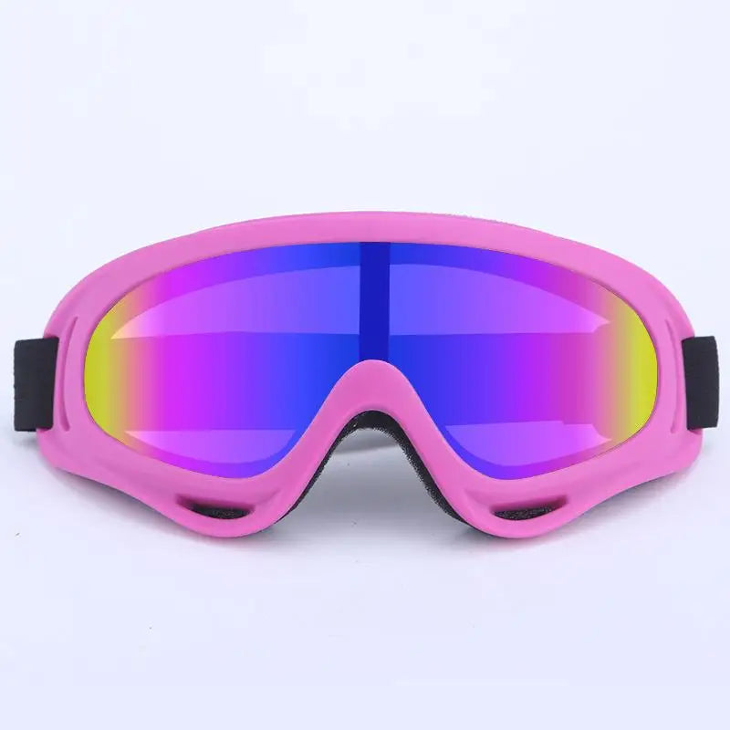 Gafas de sol UV400 para motocross, a prueba de viento, para ciclismo, esquí, con máscara bucal, máscara para casco de moto, máscara de esquí de invierno