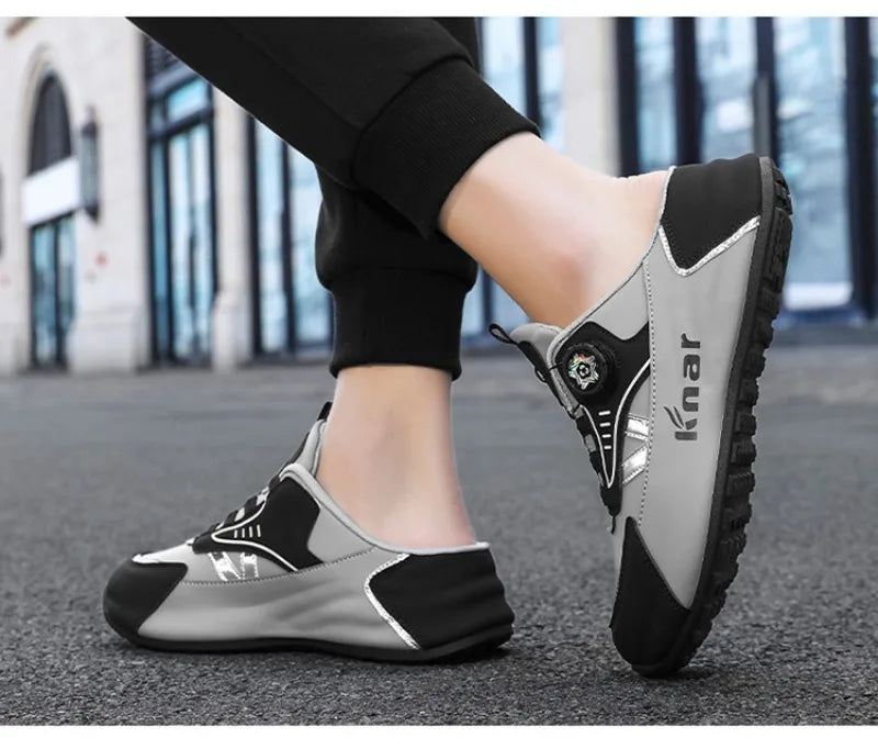 Zapatos de Hombre Moda Verano Suela Blanda Medias Pantuflas Casuales Versátiles Zapatos de Hombre de Moda Tendencia Zapatos Baotou para Exteriores