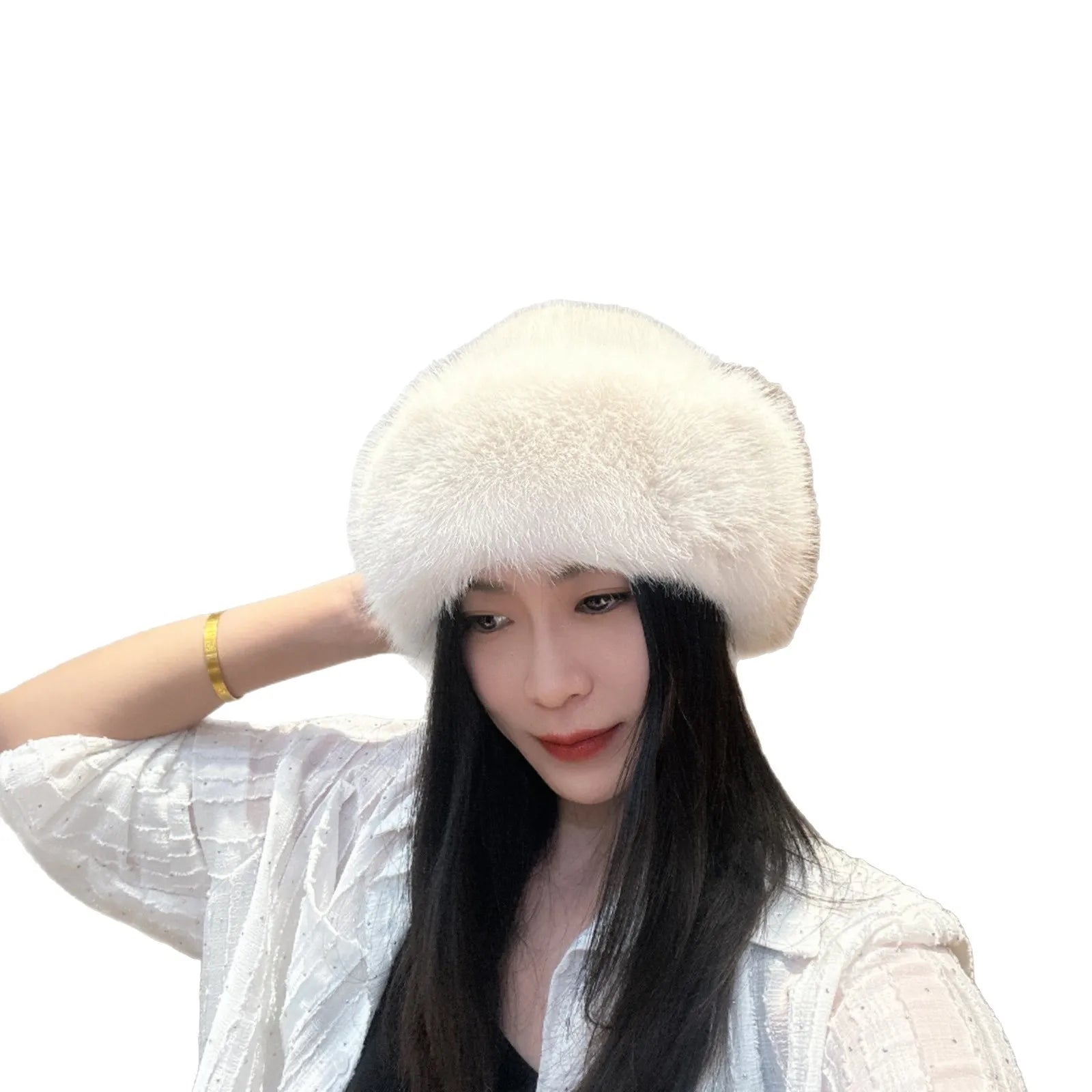 Mongolian Hat Women's New Hot Selling Thickened Warm and Fashionable Fisherman Hat Windproof and Cold Proof Hat