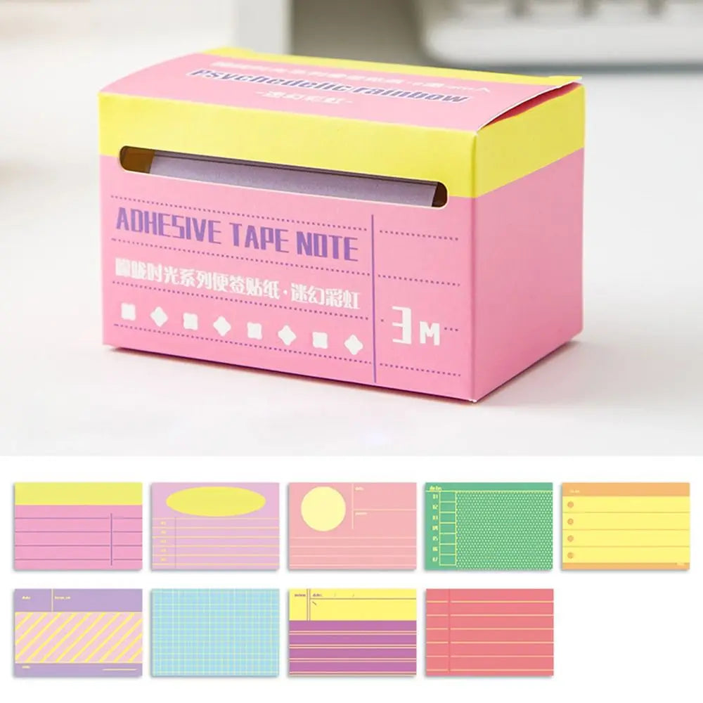 Sticky Reminder Pull-out Roll Label Sticker Reading Notes Journal Agenda Adhesive Tape Notes To Do List Keypoints Marker