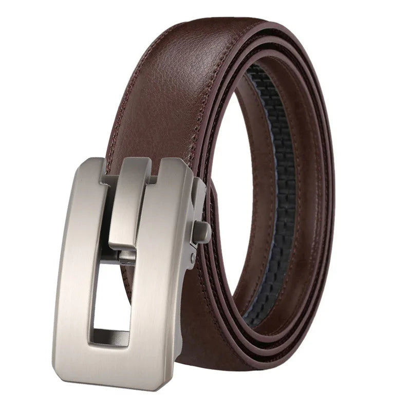 Men’s Automatic Buckle Leather Belt