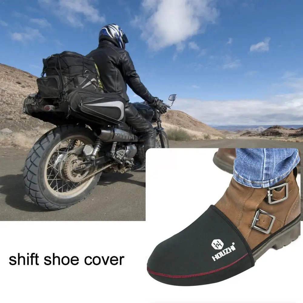 Motorcycle Shoe Protector Anti-slip Protective Gear Waterproof Cover Motorbike Shift Pad For Motorcycle Accessories