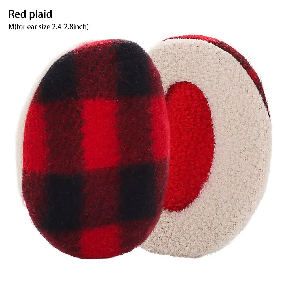 Bandless Ear Muffs Fleece Ear Muffs Thick Winter Windproof Warm Ear Covers Cold Weather Ear Warmer for Men Women