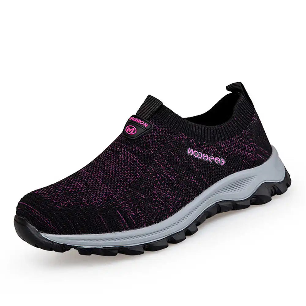 Lightweight Lace-free Woman Sneakers 47 Nursing Tenis Retro Brand Flat Shoes Sports Practice Novelties 2025elegant