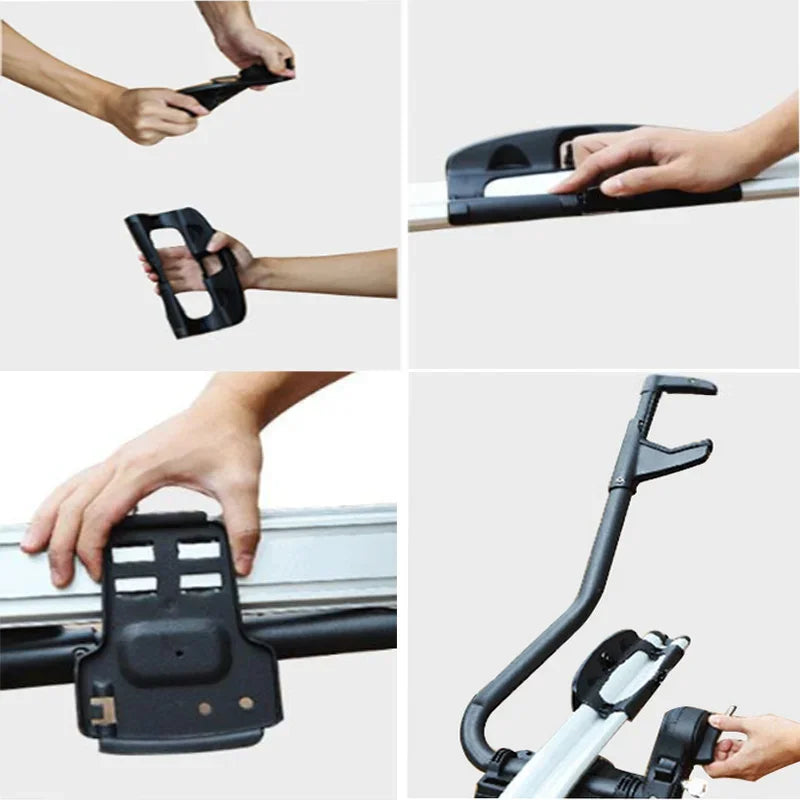 Car Luggage Rack Roof Bike Rack Car Mountain Bike Balanced Vehicle Rack Car Aluminum Alloy Luggage Racks