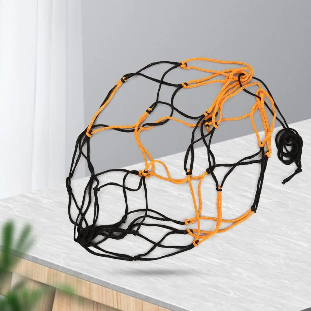 Bolsa de red para balones Práctica bolsa de malla para transportar balones con cordón de ajuste de polipropileno, equipo deportivo para balones de fútbol