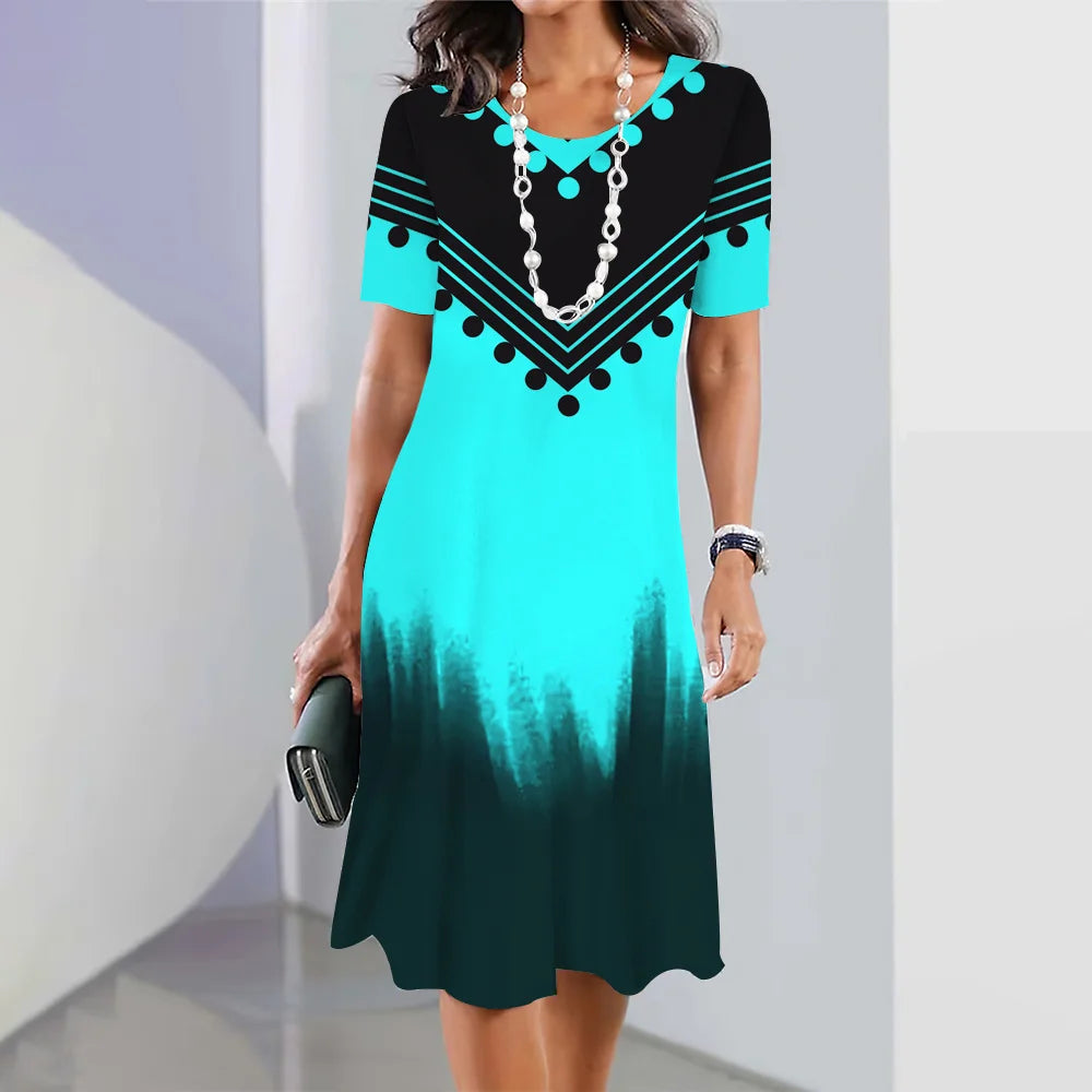 Vestido Elegante de Verano para Mujer – Tejido Suave y Fluido