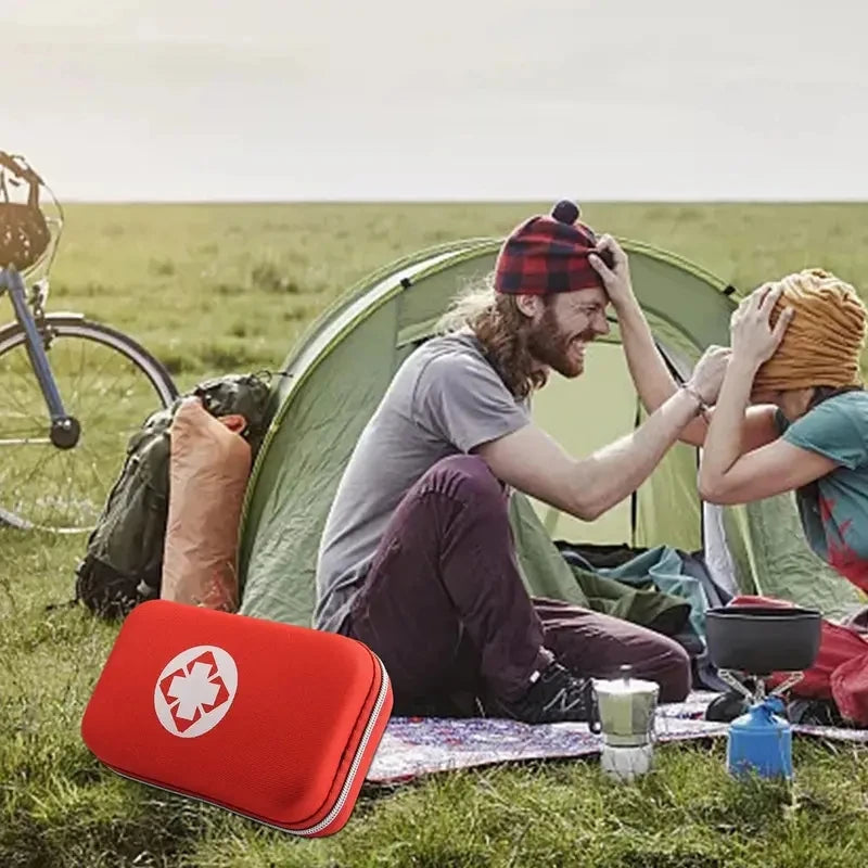 Botiquín de primeros auxilios multiusos, pequeño/grande: botiquín portátil para caza, senderismo, camping al aire libre, incluye material de emergencia
