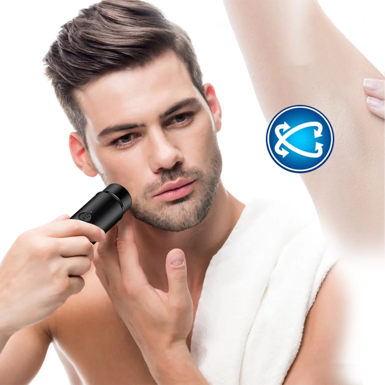 Electric Shavers For Men Rechargeable Electric Razor Trimmer Shaver Groomer Washable Compact Razor Hair Remover Shaver Bikini