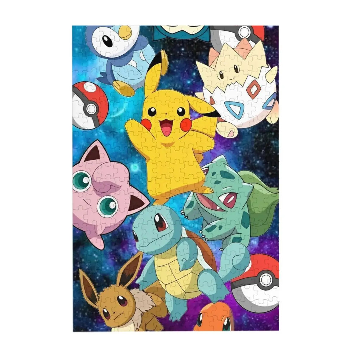 Pokemon Characters Pikachu Cartoon Wooden Puzzles for Children Jigsaw Puzzles 300 Pieces Educational Toys Gift for Kids