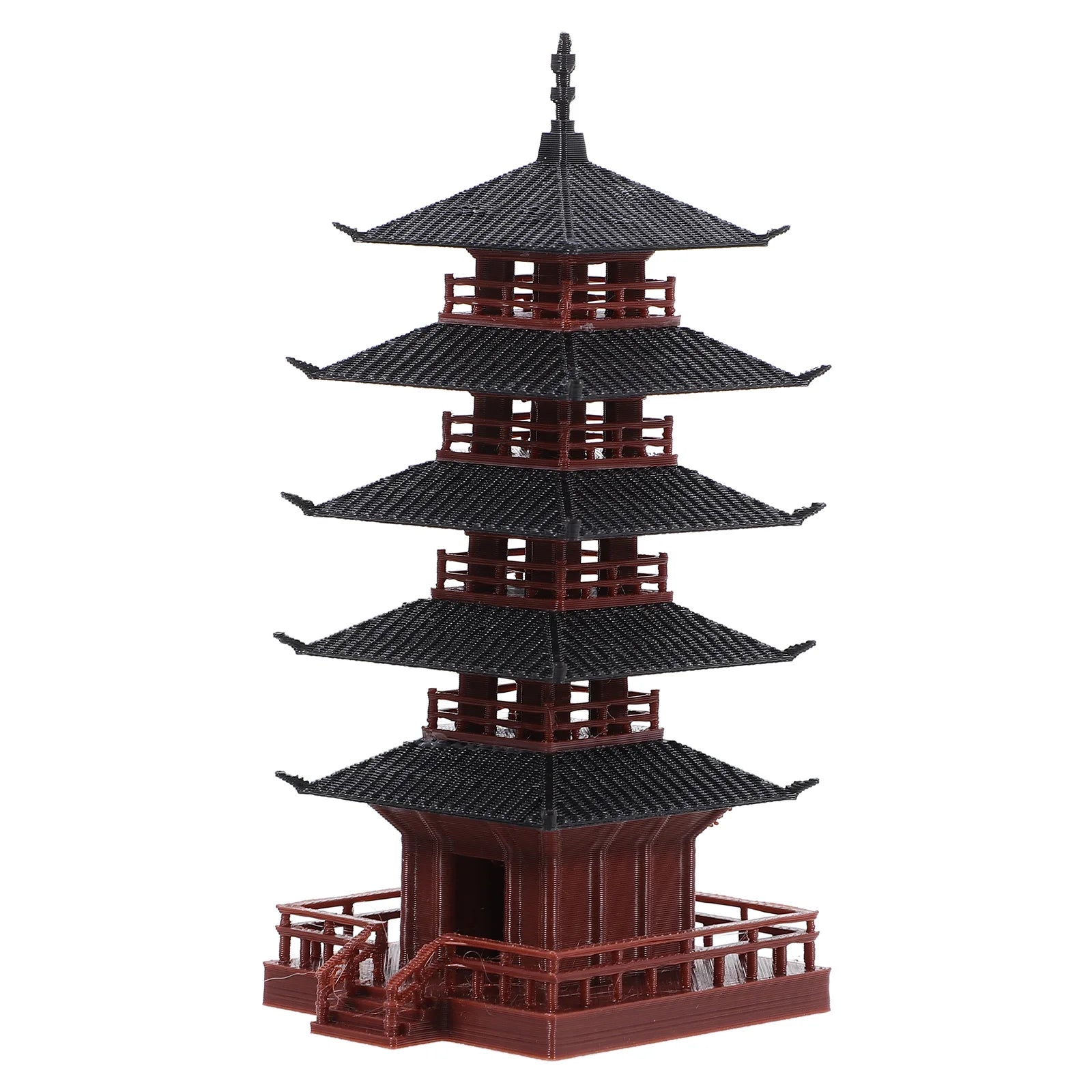 Mini Home Tabletop Decor Ancient Pagoda Tower Model Garden Statue Chinese Tower Statue Decor Home Office DecorationVintage