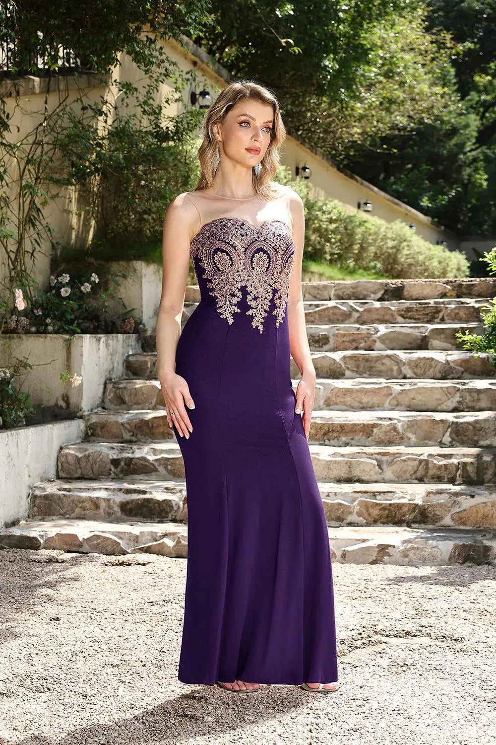 Burgundy Mermaid Evening Dress – Elegant, Sequined & Perfect for Prom or Formal Events