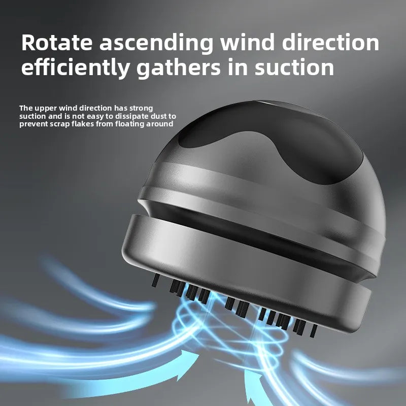 Black Knight Mini Desktop Støvsuger – Trådløs, bærbar og perfekt for studenter