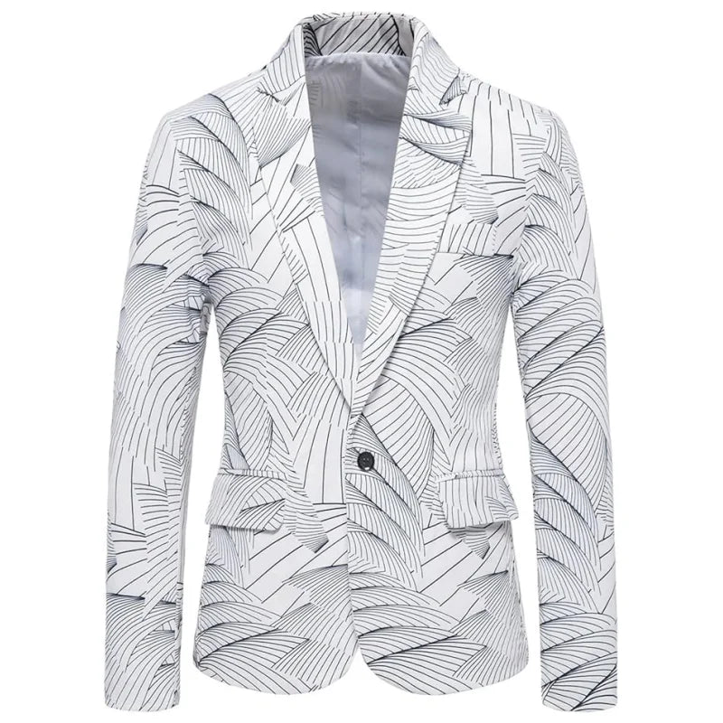 Men's casual sports jacket - Fashionable  wedding, business and  party suit jacket - high-end work  and casual jacket