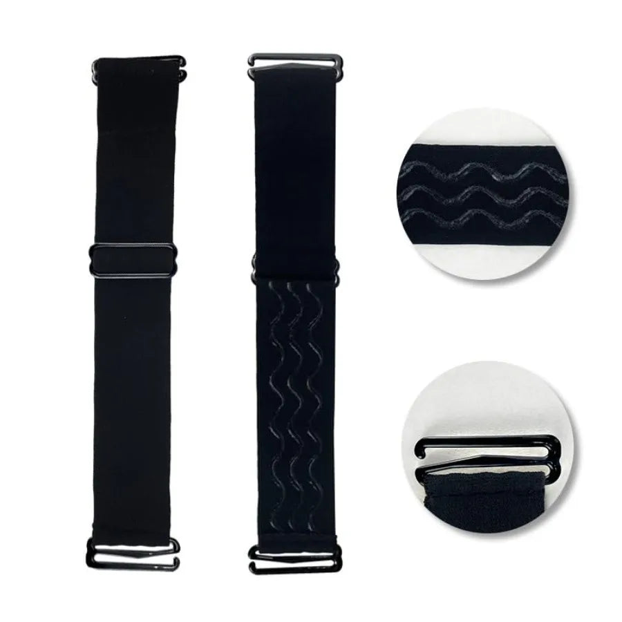 2 PCS Adjustable Elastic Band for Wigs Removable Wig Band Nonslip Wig Strap Black Elastic Bands for Glueless Wig Making Wig Cap
