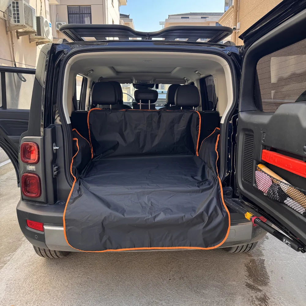 Waterproof Dog Car Seat Cover Trunk Case Dog Car Transporter Travel Mat Pad Dog Carriers Hammock For Small Medium Large Dogs