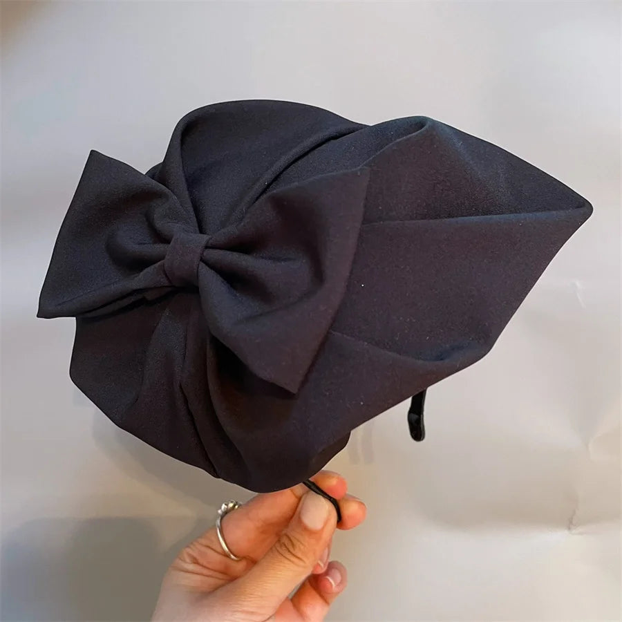 2025 Fashionable and Elegant Black Top Hat Hair Accessories Retro Women's Evening Headwear Bridal Headwear Headband Accessories