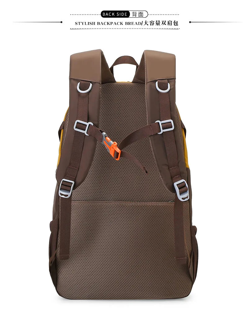 Ergonomic Hiking Backpack 40L Waterproof Lightweight, Anti-Theft Adjustable Straps for Men Women Travel Essentials Compartment