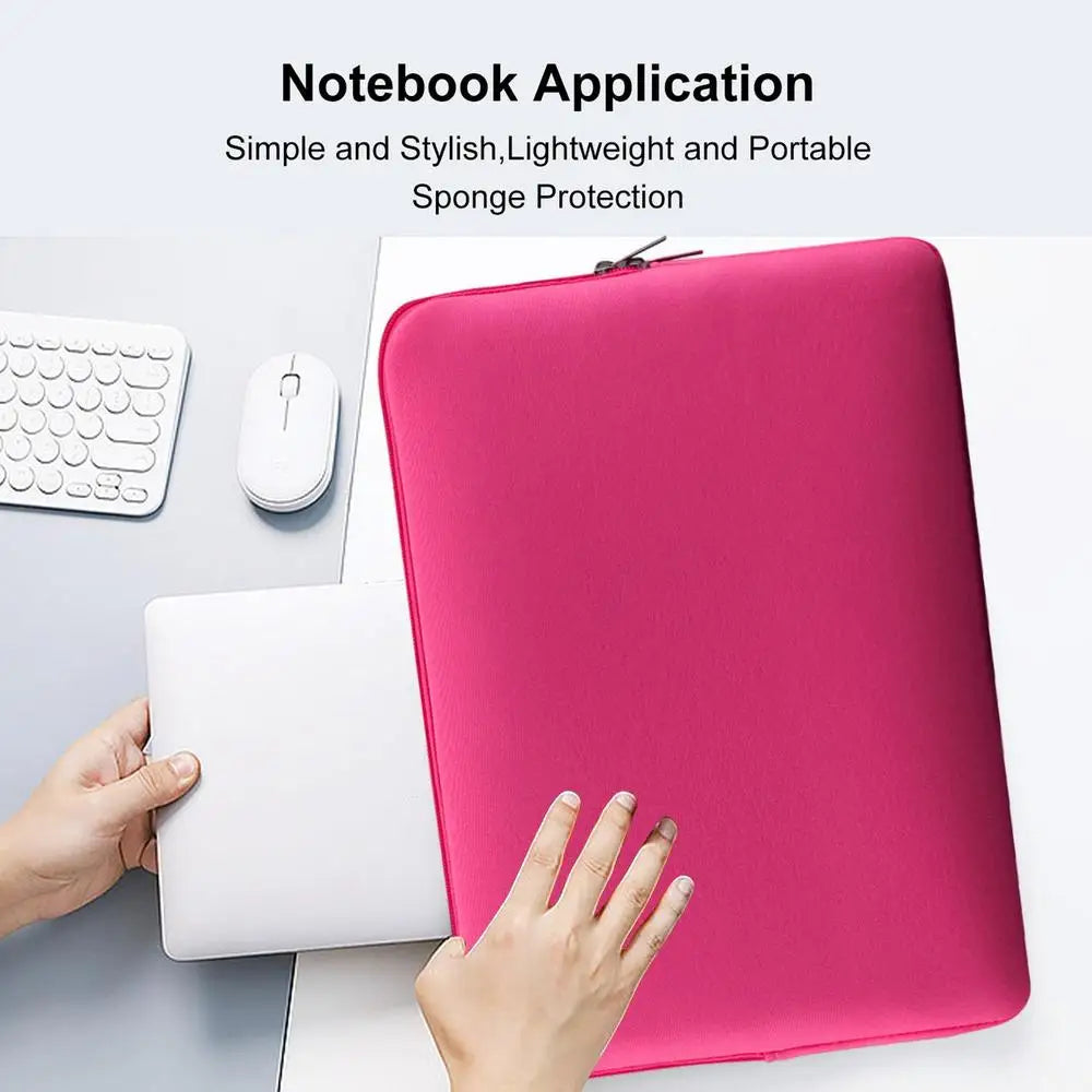 Laptop Sleeve Bag Notebook Computer Protector Tablet Case Cover Soft Laptop Bag 12 13 14 15 inch Notebook Sleeve Case Cover