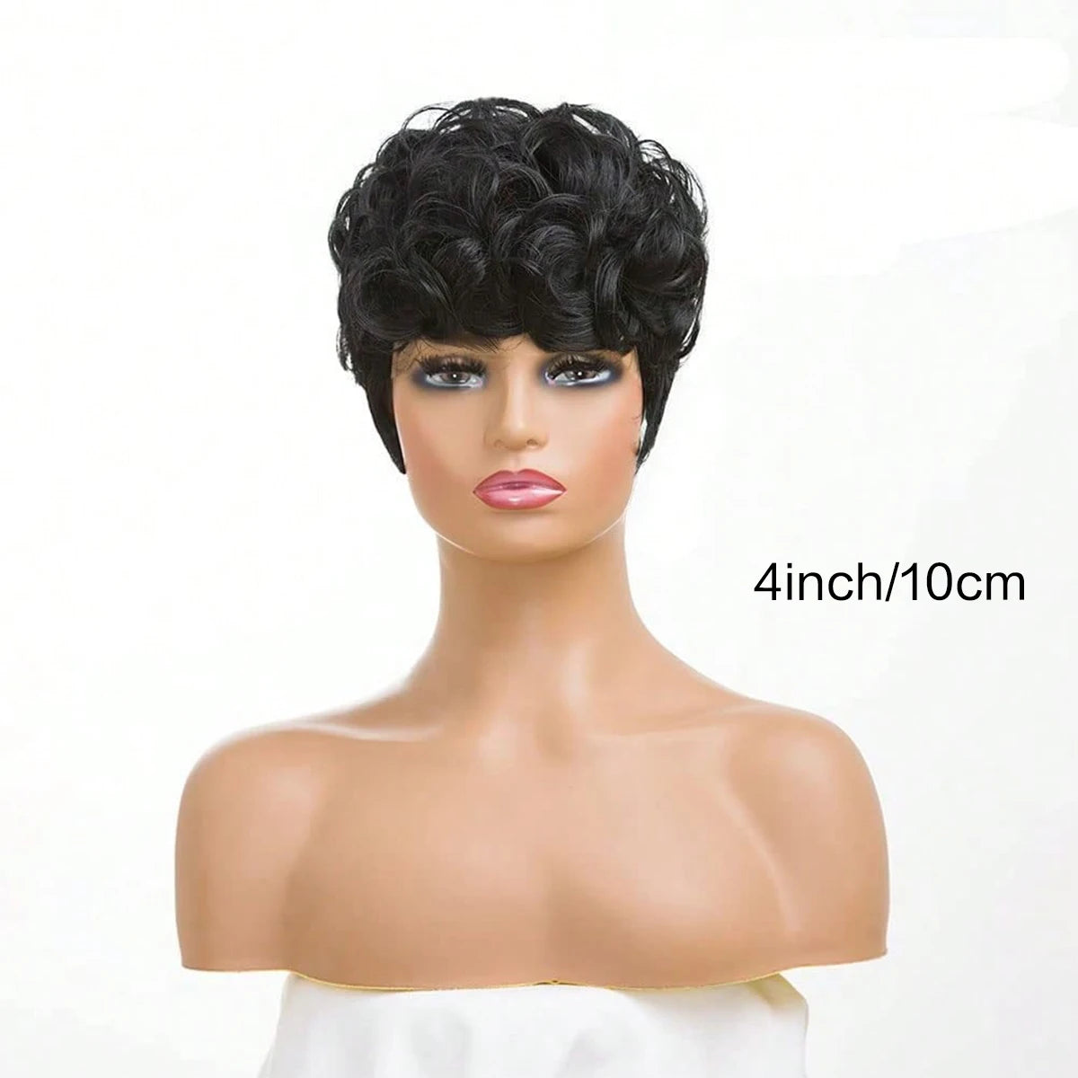 Curly Layered Pixie Wig