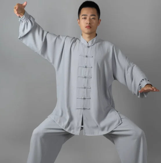 Traje tradicional de Kung Fu y Tai Chi – Gracia, fuerza y equilibrio