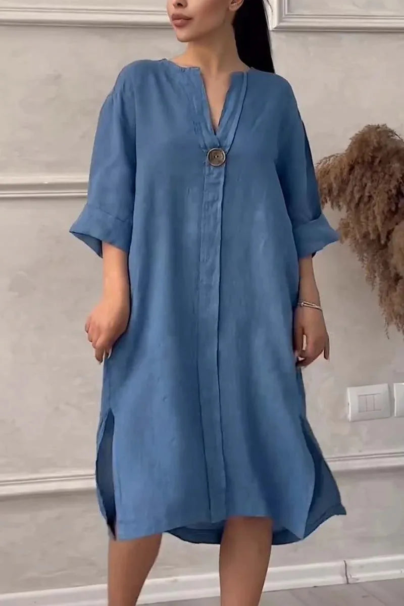 Y2k Long Sleeve Linen Maxi Dress Women Summer Summer Casual Solid Color Party Loose Long Dresses Elegant Vestidos