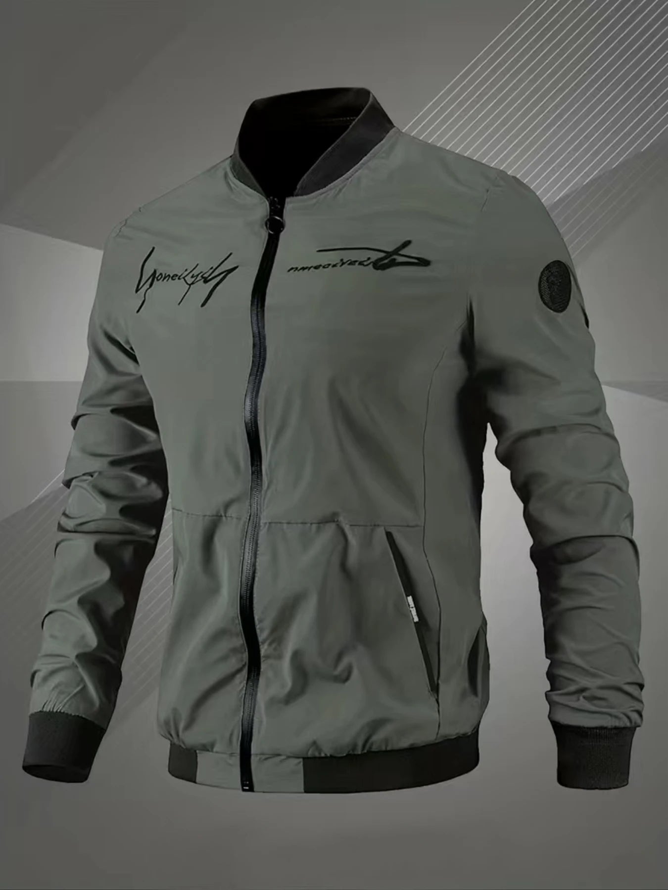 Trendy Men's Preppy Jackets Suitable for Seasonal Wear, Spring and Autumn Fashionable Men's Casual Jackets