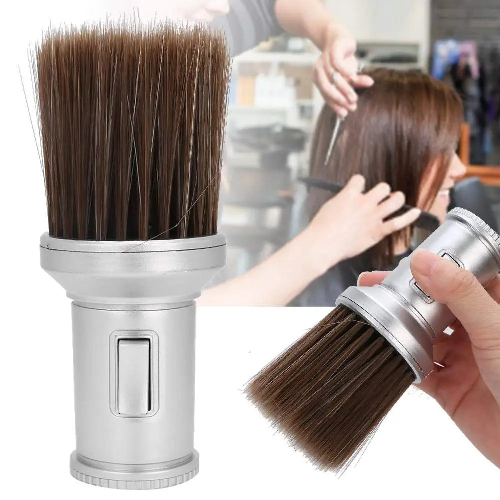 Cepillos de cuello para barrer el cabello de peluquero profesional, cepillo quita-polvo facial para peluquería, accesorio para herramientas de corte de pelo de barbería
