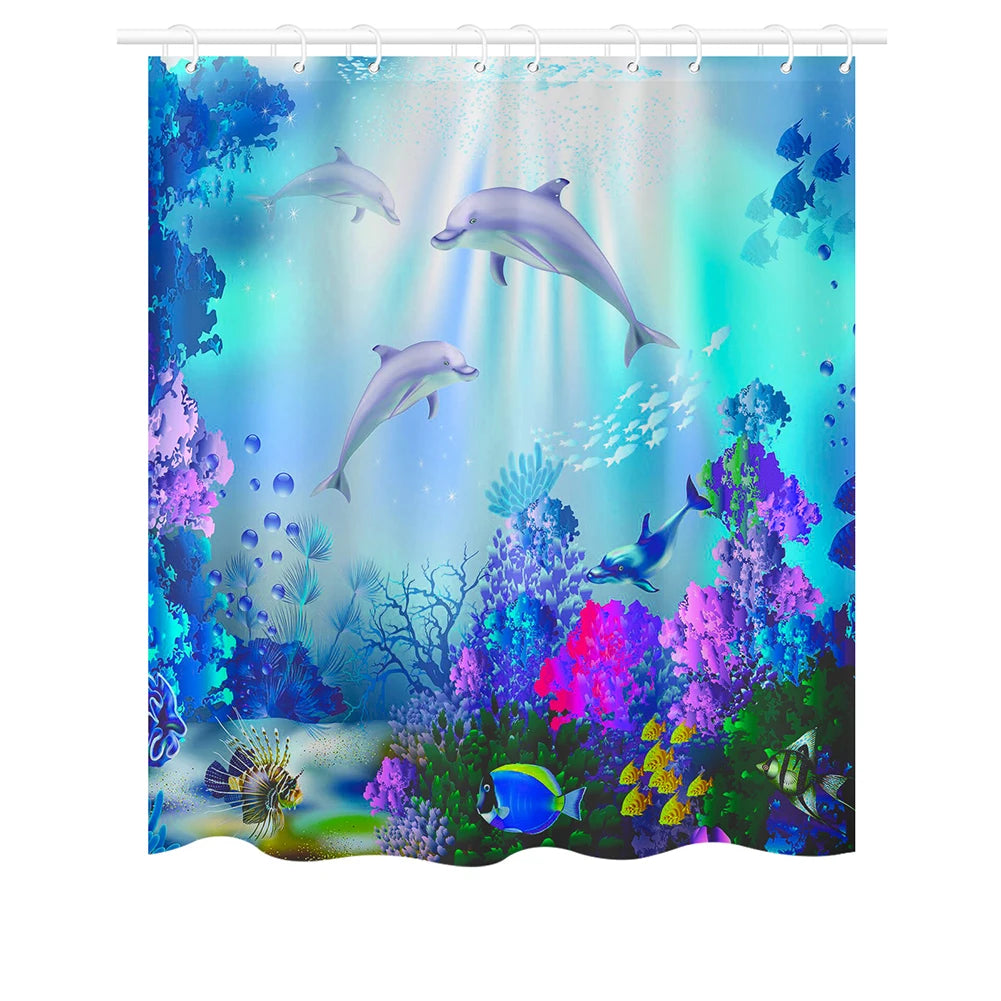 180-230cm Shower Curtains Waterproof Heavy Duty Thick Fabric Bath Curtain for Hotel Bathroom Bathtub Solid White Private Cover