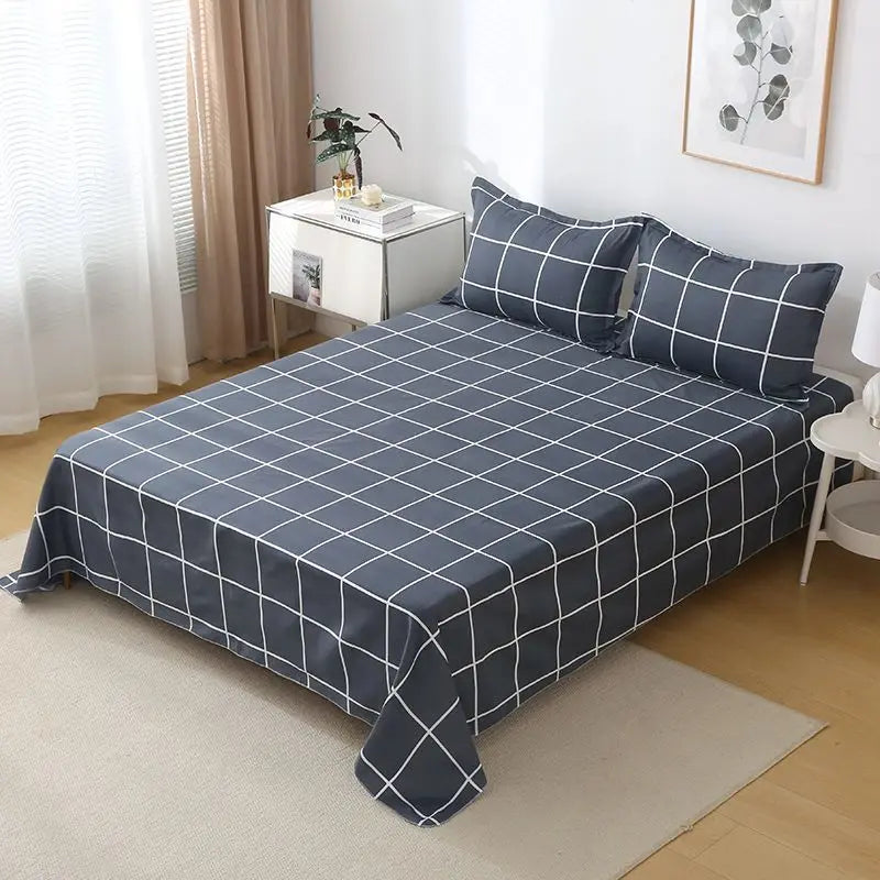 ‌Juego de sábanas bohemio - Algodón estilo mediterráneo de 400 hilos con tinte resistente a la decoloración para artículos esenciales de dormitorio