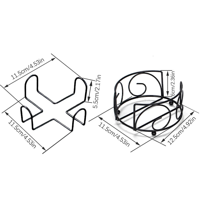 Support de dessous de verre en silicone pour tapis de table, organiseur de rangement pour tasses à thé et café, accessoires de cuisine