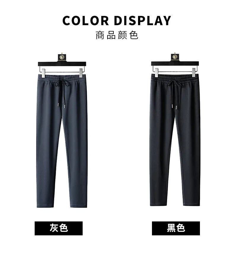 (jackets + trousers) spring fashion men jackets Man coats long sleeve men's casual jackets men A set of clothes size M-5XL