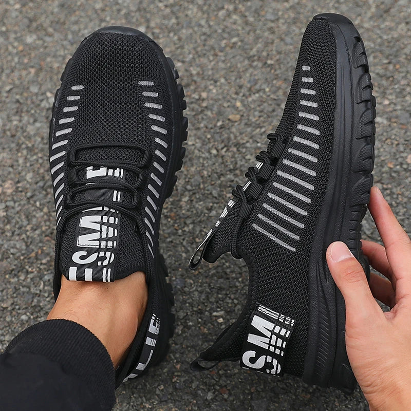 Summer Sneakers for Men Breathable Athletic Lightweight Outdoor Running Sports Shoes Walking Vulcanized Shoes Tenis Para Hombre