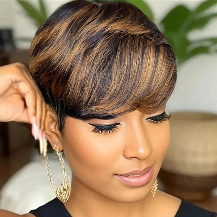 6" Layered Pixie Wig
