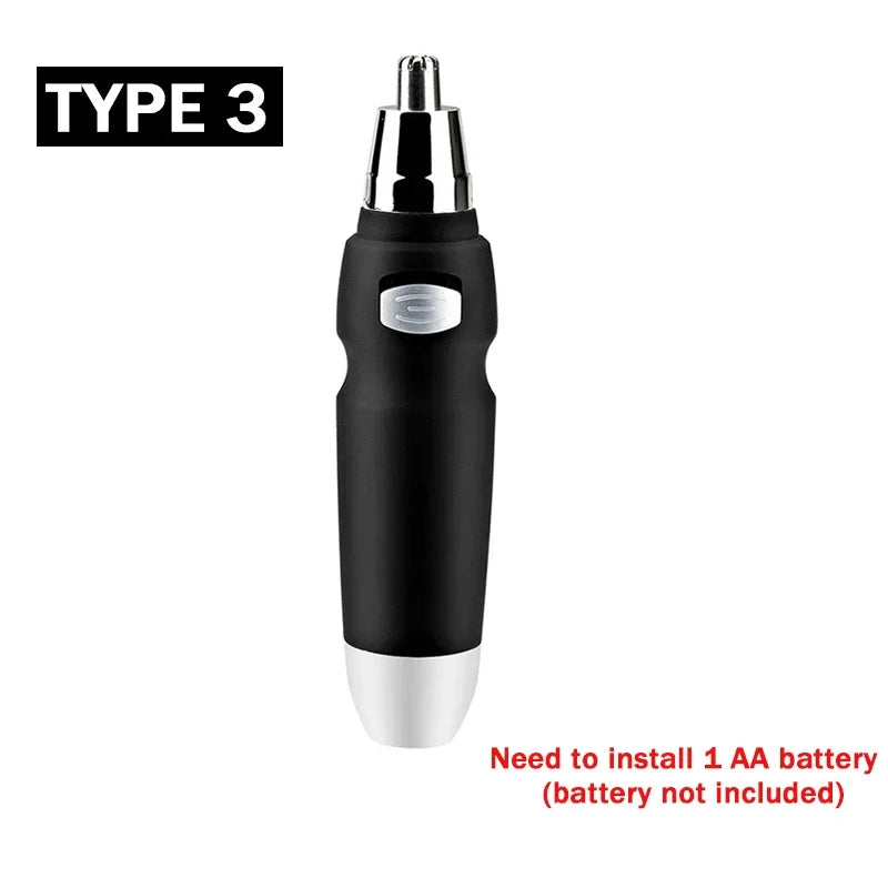 Electric Nose Hair Trimmer Ear Face Eyebrow Hair Clean Trimmer House Home Men Women Nose Hair Nose Remover Face Care Kit Tools T