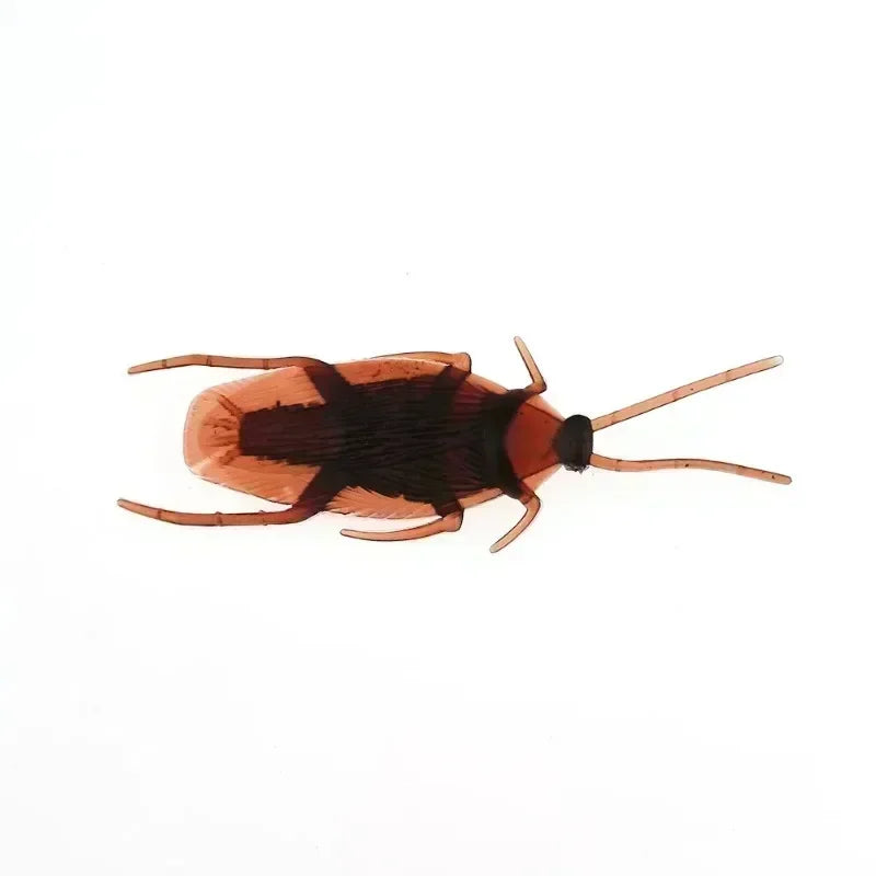 10 piezas Cucaracha Falsa Divertida Decoración de Fiesta de Halloween Utilería de Broma Cucaracha Artificial Suministros de Fiesta Favor de Niños Decoración de Fiesta