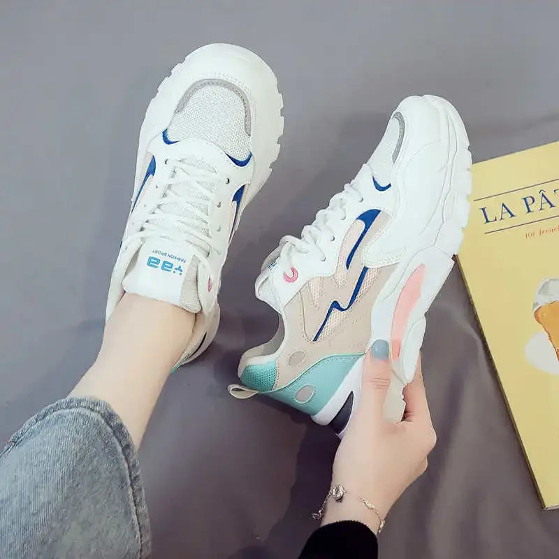 Round Foot Parkside Woman Sneakers For Running Nursing Loafers Chinese Shoes Sports Entertainment Sheos Raning Shouse