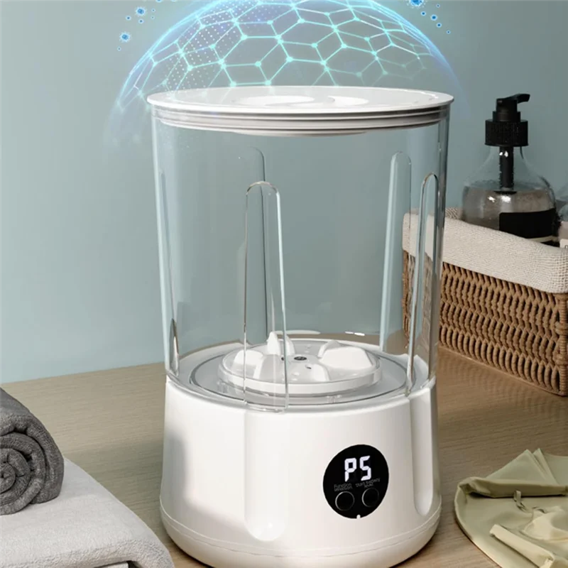 ASWUT-Underwear Washing Machine, Rechargeable Mini Portable Washer Compact Design For Deep Cleaning Of Underwear, Baby Clothes