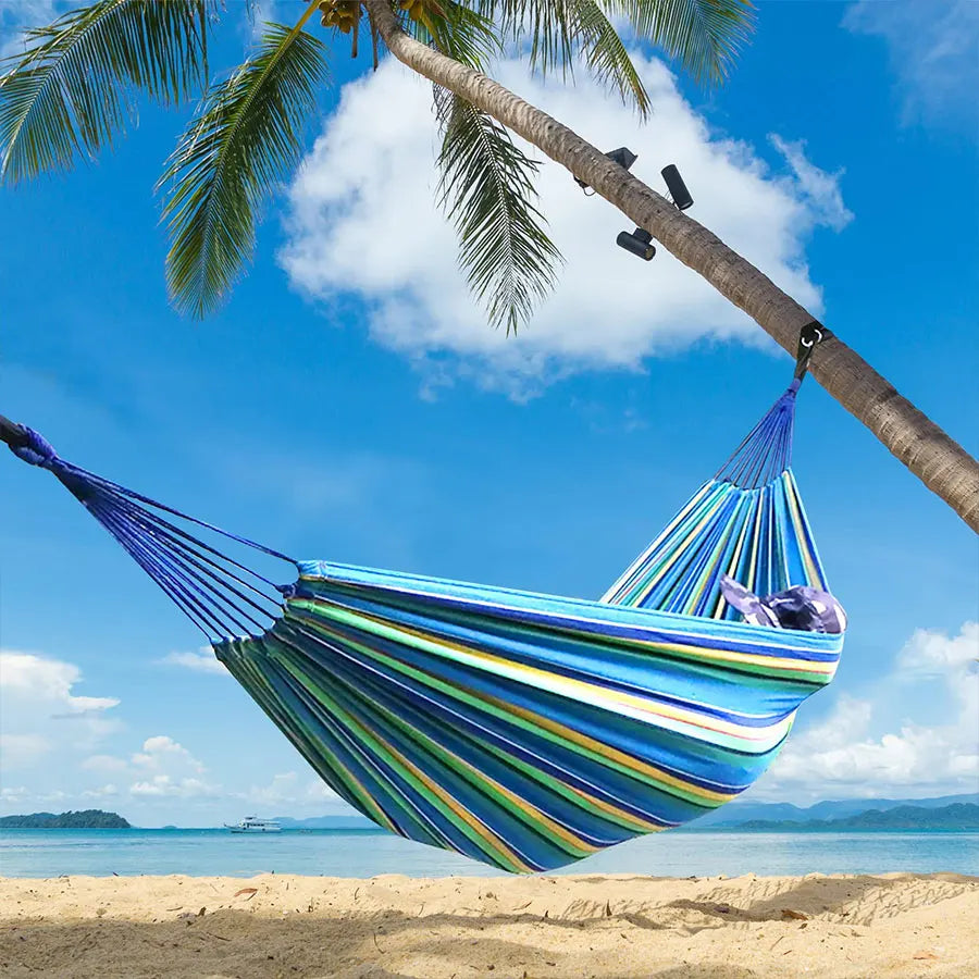 Hamaca para turistas Equipo de camping Hamacas Muebles de jardín Patio Hamacas colgantes para adultos Tienda de campaña Supervivencia al aire libre