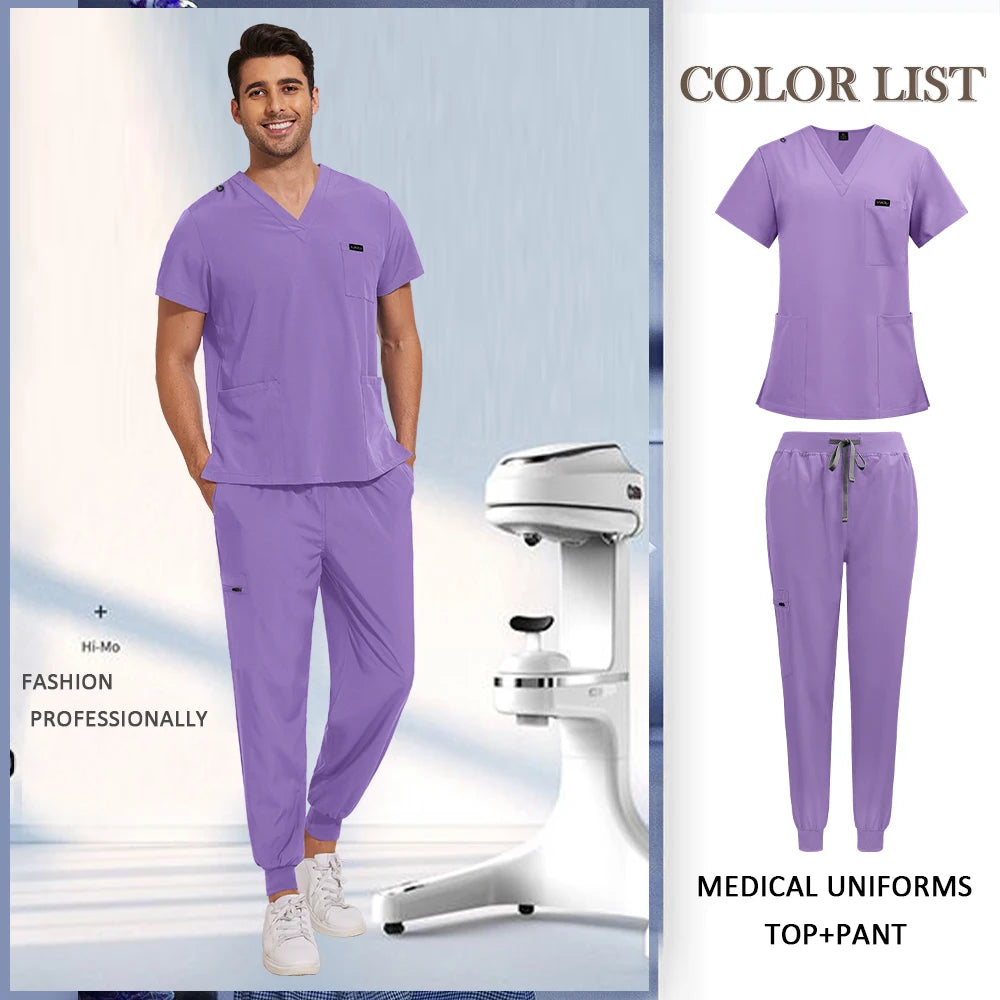 Wholesale Operating Room Workwear Hospital Work Wear Medical Uniform Pet Shop Pharmacy Lab Clothes Scrubs Set Nurse Surgery Suit