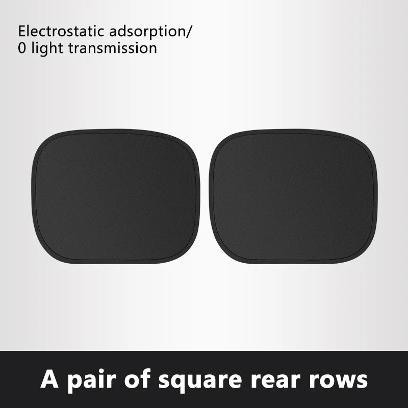 SEAMETAL Side Window Sun Shade for Car Electrostatic Curtains Anti-Glare Car Sun Protection Cover for Baby 99.9% UVR Blocking