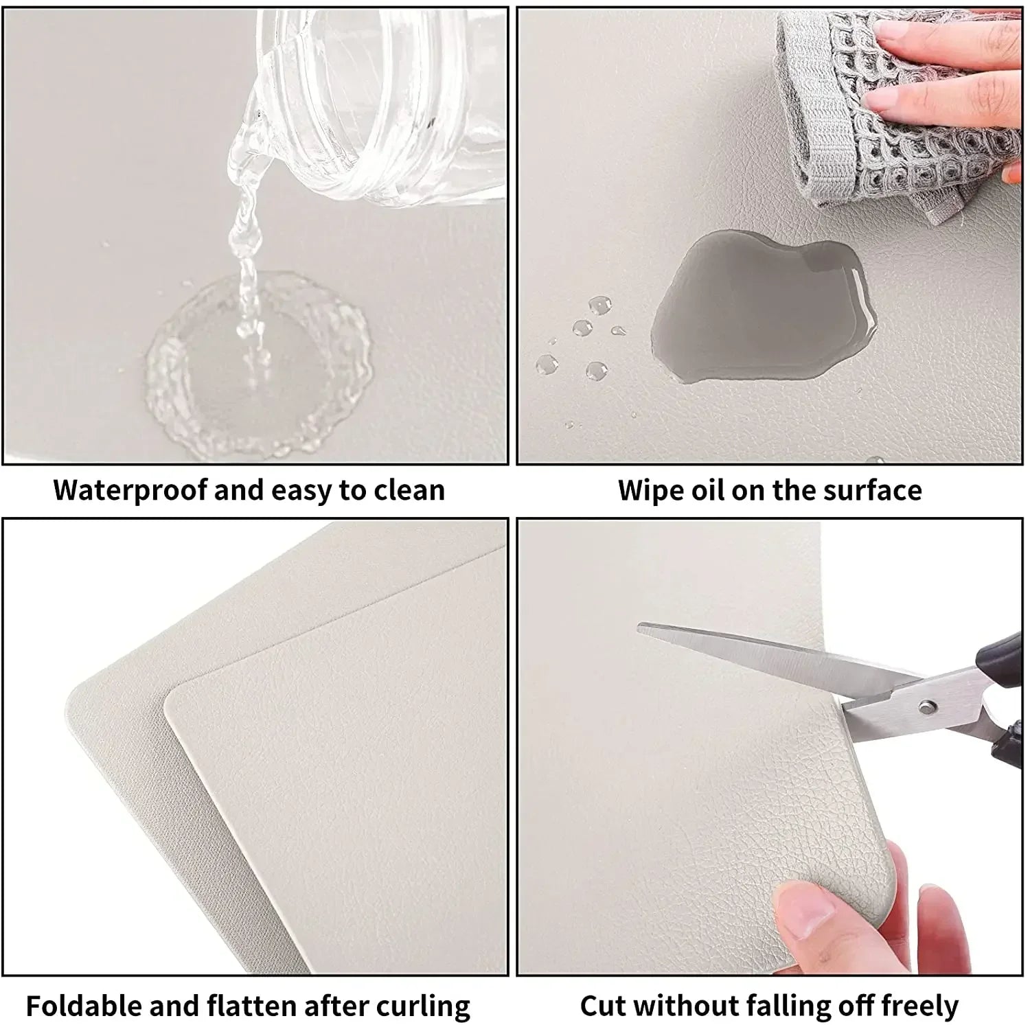 Manteles Individuales de Silicona, Manteles Individuales para Niños, Manteles Individuales Impermeables Resistentes al Calor Antideslizantes para la Mesa del Comedor, Fáciles de Limpiar