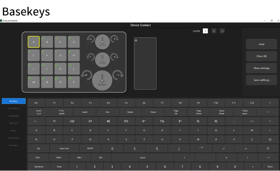 16 Keys 3 Knobs Mechanical Gaming Keyboard USB Wired Bluetooth-Support/ 2.4G Programming Macro Keyboard Custom Hot-swap Keypad