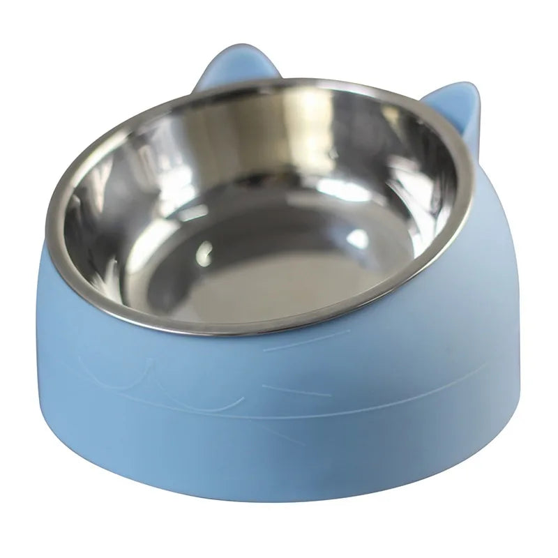 Pet Bowls Dog Food Water Feeder Stainless Steel Pet Drinking Dish Feeder Cat Puppy Feeding Supplies Small Dog Accessories
