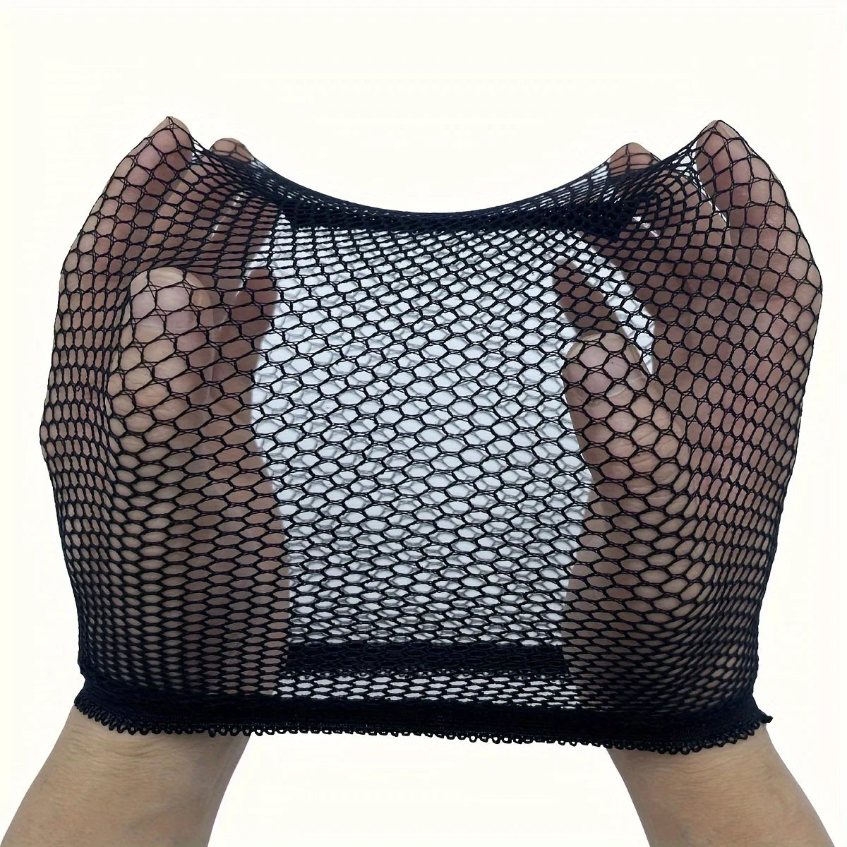 Mesh Wig Caps, 4-Pack Elastic High Strength Durable, Unisex Adult Closed Wig Net Black Set
