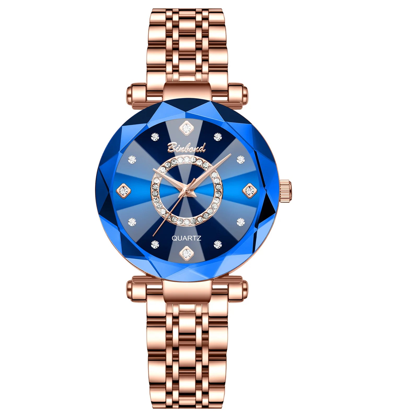 Women's Watch Light Luxury Fashion Diamond Set Quartz Watch Elegant Waterproof Clock Reloj V005