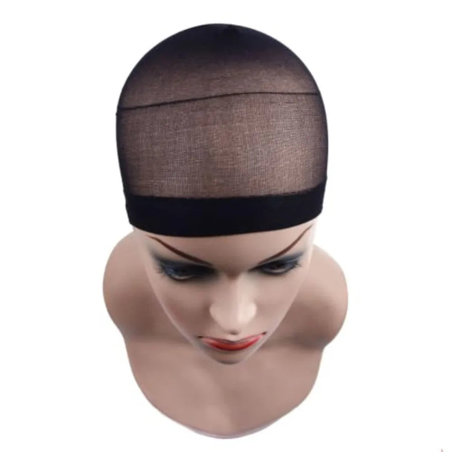 6 Pieces Stocking Wig Caps for Lace Front Wigs Nylon Mesh Wig Cap for Women