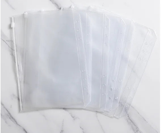 A5 A6 A7 Macaron Color 6 Ring Binder PU Clip-on Notebook Leather Loose Leaf Notebook Cover Notebooks Journal Kawaii Stationery
